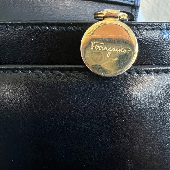 Salvatore Ferragamo Black Bi-Fold Wallet - Picture 12 of 13